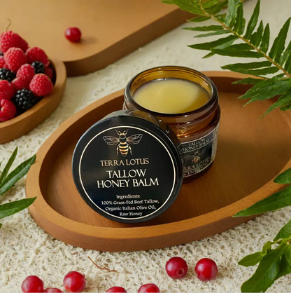 TERRA LOTUS-Organic Tallow Honey Balm